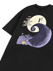 Camiseta adultaVanilla Underground Adult Unisex Disney O Estranho Mundo de licenciada Halloween Christmas 100% algodão - Imagem 3 de 6