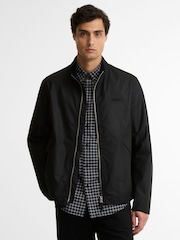 Barbour International Black Outpost Wax Jacket - Image 1 of 7
