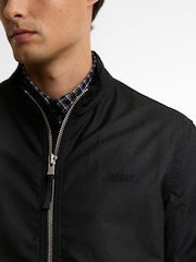 Barbour International Black Outpost Wax Jacket - Image 4 of 7
