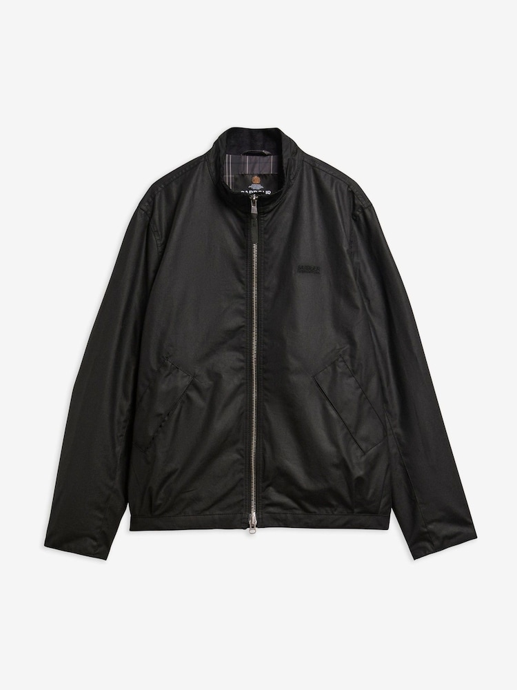 Barbour International Black Outpost Wax Jacket - Image 7 of 7 Barbour International Black Outpost Wax Jacket - Image 7 of 7