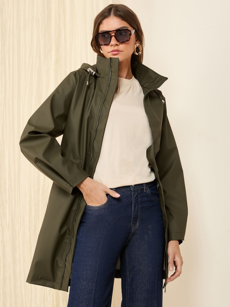 Khaki - Friends Like These s kapuco Rain jakna; suknjič - Slika 1 iz 5