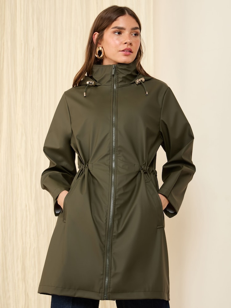 Khaki - Friends Like These s kapuco Rain jakna; suknjič - Slika 5 iz 5