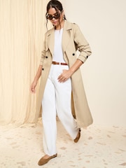 Friends Like These casaco trench coat clássico - Imagem 3 de 5