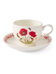 Portmeirion Set of 6 Multi Botanic Garden Meadow Breakfast Teacups And Saucers - Image 6 of 8