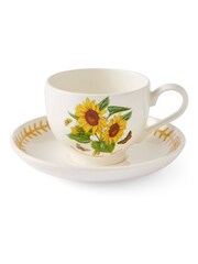 Portmeirion Set of 6 Multi Botanic Garden Meadow Breakfast Teacups And Saucers - Image 7 of 8