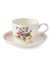 Portmeirion Set of 6 Multi Botanic Garden Meadow Breakfast Teacups And Saucers - Image 8 of 8