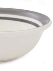 Portmeirion Grey Potter's Stripe Set of 4 13cm Bowls - Image 6 of 8