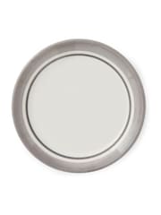 Portmeirion Grey Potter's Stripe Set of 4 Bread Plates - Image 4 of 8