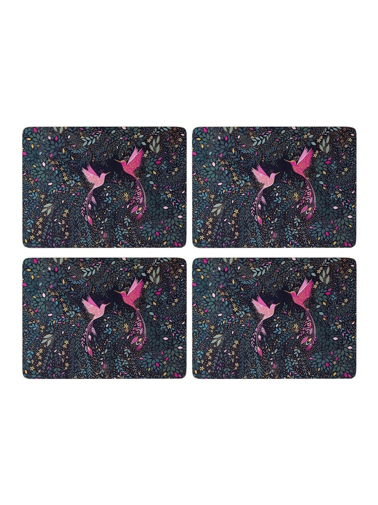 Sara Miller Blue India Set of 4 Placemats - Image 2 of 7