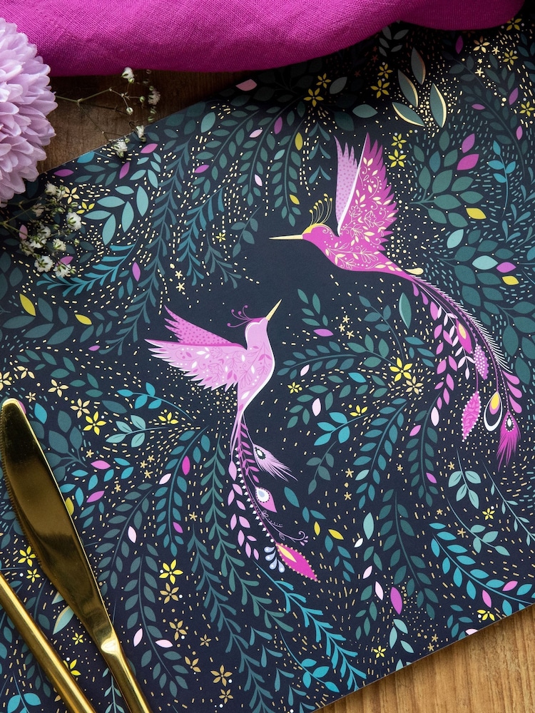Sara Miller Blue India Set of 4 Placemats - Image 7 of 7