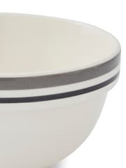 Portmeirion Grey Potter's Stripe 5.5 Inch Stacking Bowls set of 4 - Image 7 of 9