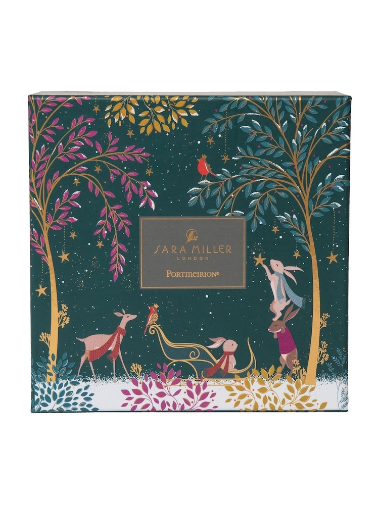 Sara Miller Multi Woodland Tales Set of 4 Mugs - Image 3 of 3