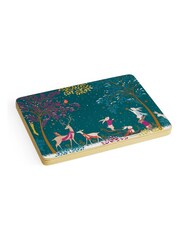Sara Miller Green Woodland Tales Set of 4 Placemats - Image 7 of 8