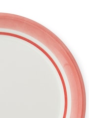 Portmeirion Red Potter's Stripe Set of 4 Bread Plates - Image 6 of 8