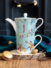Sara Miller Multi Woodland Tales Merry Band Tea for One - Image 3 of 10