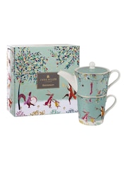 Sara Miller Multi Woodland Tales Merry Band Tea for One - Image 5 of 10
