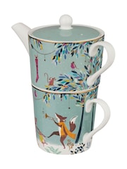 Sara Miller Multi Woodland Tales Merry Band Tea for One - Image 6 of 10