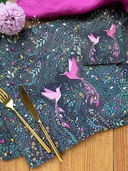 Sara Miller Blue India Set of 4 Large Placemats - Image 4 of 7