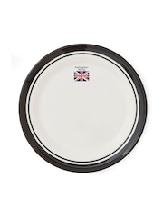 Portmeirion Black Potter's Stripe Set of 4 Dinner Plates - Image 10 of 10