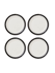 Portmeirion Black Potter's Stripe Set of 4 Dinner Plates - Image 2 of 10