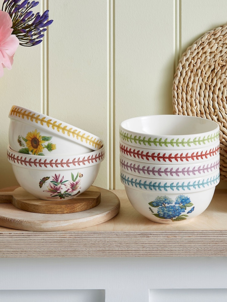 Portmeirion Multi Botanic Garden Meadow Set of 6 Stacking Bowls - Image 2 of 9