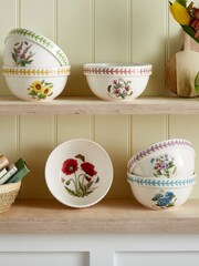 Portmeirion Set of 6 Multi Botanic Garden Meadow 7 Inch Stacking Bowls - Image 1 of 9