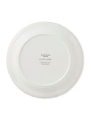 Portmeirion Blue White Potter's Stripe Set of 4 Dinner Plates - Image 10 of 10