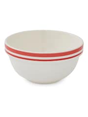 Portmeirion Red Potter's Stripe 5 Inch Stacking Bowls Set of 4 - Image 5 of 9