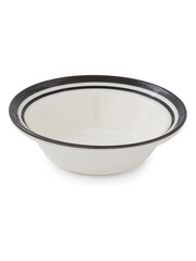 Portmeirion Set of 4 Black Potter's Stripe Oatmeal Bowls - Image 5 of 10