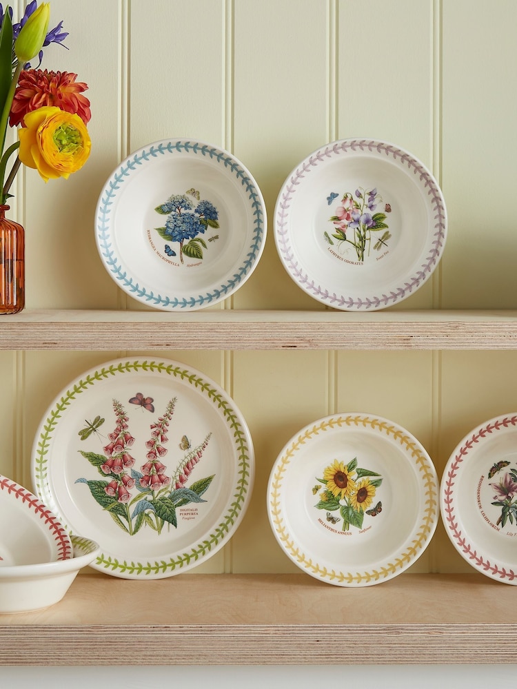 Portmeirion Set of 6 Multi Botanic Garden Meadow Oatmeal Bowls - Image 1 of 8