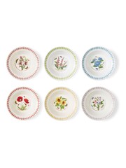 Portmeirion Set of 6 Multi Botanic Garden Meadow Oatmeal Bowls - Image 2 of 8