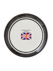 Portmeirion Black Potter's Stripe Set of 4 Bread Plates - Image 7 of 7