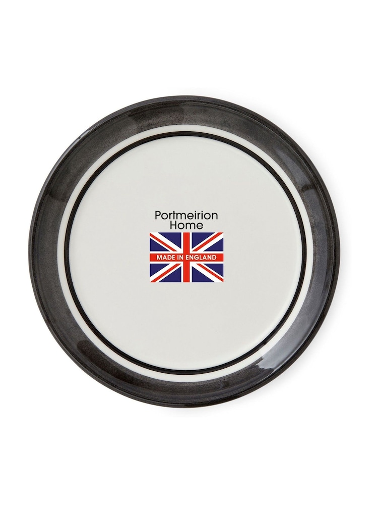 Portmeirion Black Potter's Stripe Set of 4 Bread Plates - Image 7 of 7