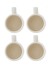 Portmeirion Black Potter's Stripe Set of 4 Breakfast Mugs - Image 6 of 10