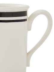 Portmeirion Black Potter's Stripe Set of 4 Breakfast Mugs - Image 8 of 10