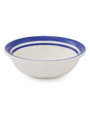 Portmeirion Blue White Potter's Stripe Set of 4 13cm Bowls - Image 3 of 9