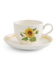 Portmeirion Multi Botanic Garden Meadow Set of 6 Teacups & Saucers - Image 7 of 8