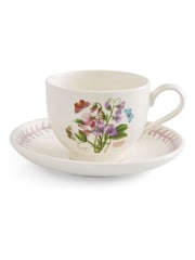 Portmeirion Multi Botanic Garden Meadow Set of 6 Teacups & Saucers - Image 8 of 8