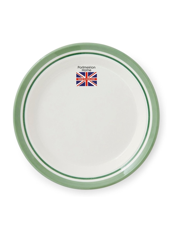 Portmeirion Green Potter's Stripe Set of 4 Side Plates - Image 10 of 10