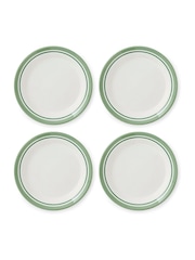 Portmeirion Green Potter's Stripe Set of 4 Side Plates - Image 2 of 10
