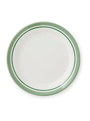 Portmeirion Green Potter's Stripe Set of 4 Side Plates - Image 4 of 10