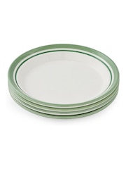 Portmeirion Green Potter's Stripe Set of 4 Side Plates - Image 6 of 10