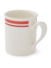 Portmeirion Red Potter's Stripe Set of 4 Breakfast Mugs - Image 3 of 10