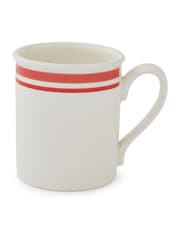 Portmeirion Red Potter's Stripe Set of 4 Breakfast Mugs - Image 4 of 10
