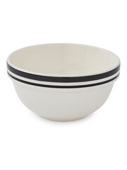 Portmeirion Set of 4 Black Potter's Stripe 5 Inch Stacking Bowls - Image 5 of 9