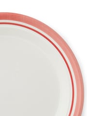 Portmeirion Red Potter's Stripe Set of 4 Side Plates - Image 7 of 10