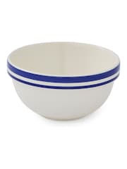 Portmeirion Blue White Potters Stripe 5 Inch Stacking Bowls Set of 4 - Image 5 of 9