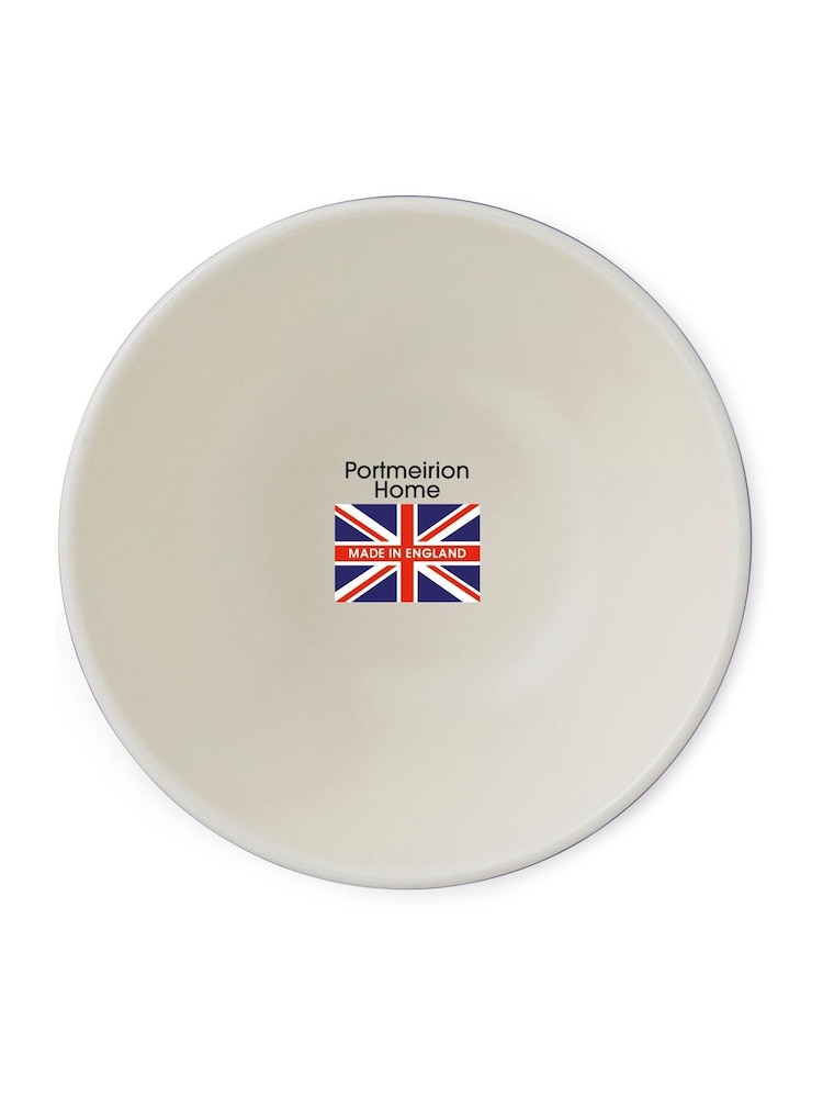 Portmeirion Blue White Potter's Stripe 5.5 Inch Stacking Bowls Set of 4 - Image 9 of 9