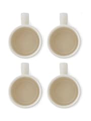 Portmeirion Green Potter's Stripe Set of 4 Breakfast Mugs - Image 6 of 10