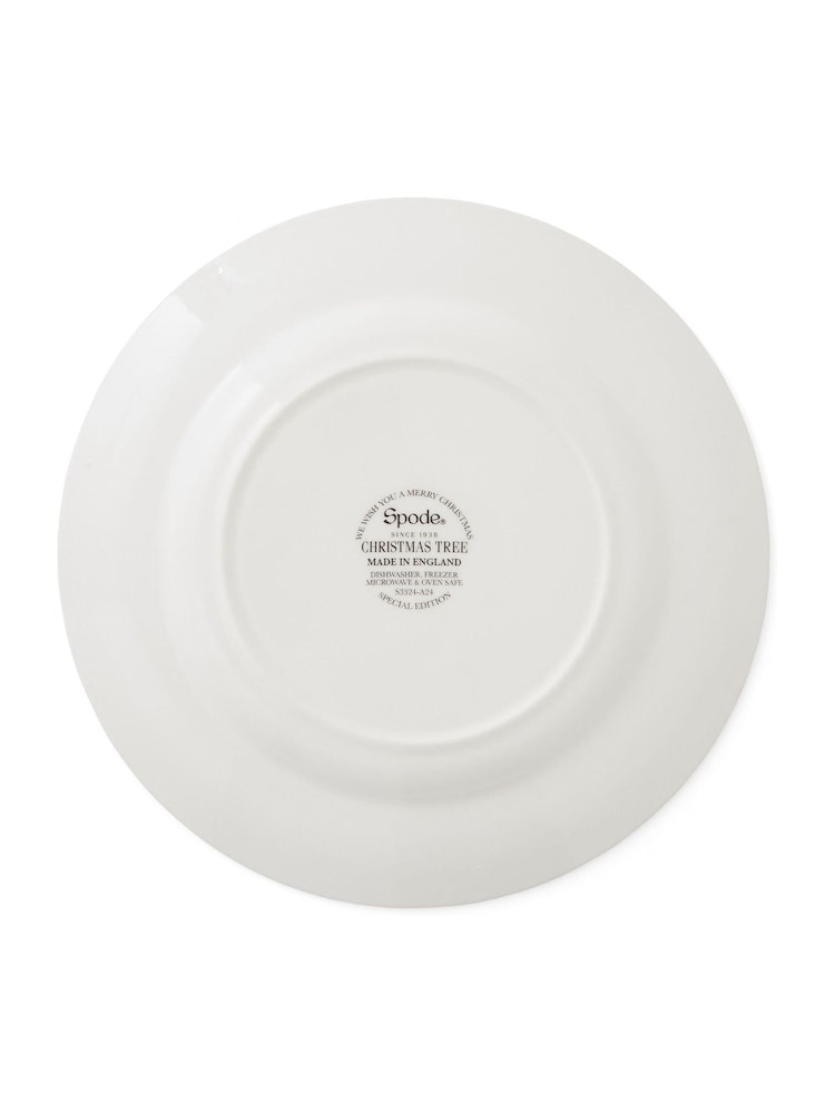 Spode Green Christmas Tree Set of 4 Dinner Plates - Image 5 of 5